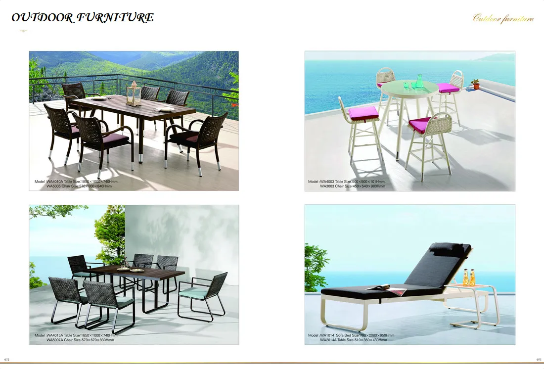 OUTDOOR FURNITURE 072-073