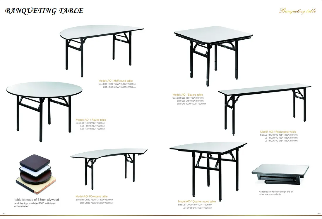 BANQUETING TABLE 052-053