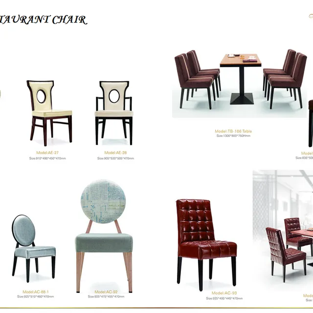 METAL RESTAURANT CHAIR 026-027