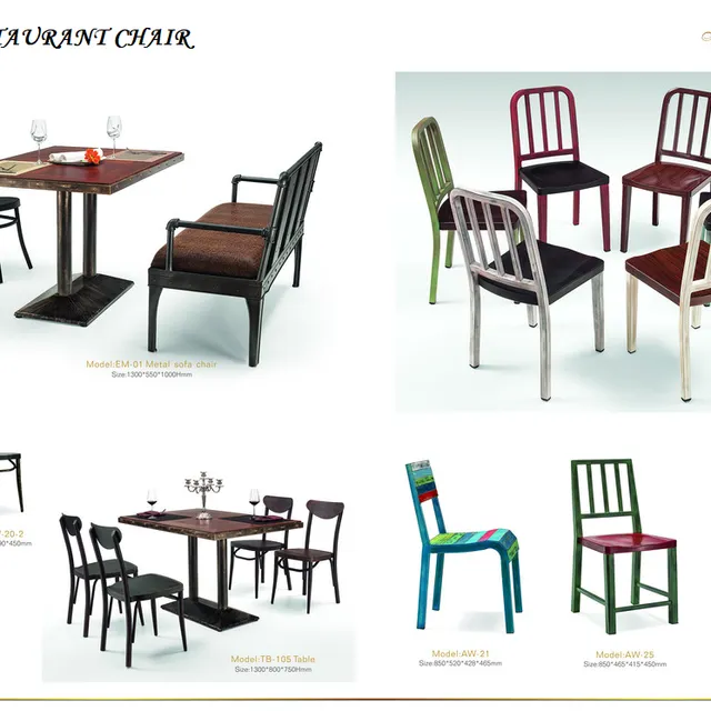 METAL RESTAURANT CHAIR 032-033